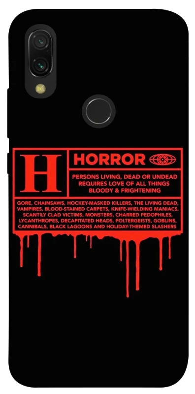 Чохол на Xiaomi Redmi 7 Horror Halloween фото 1 з 1