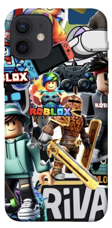 Чехол на Apple iPhone 12 (6.1") Roblox collage ver.1 фото 1 из 1