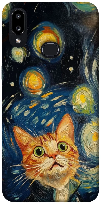 Чехол на Samsung Galaxy A10s paint cat фото 1 из 1