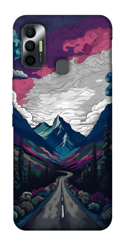 Чохол на TECNO Spark 7 Намальовані гори фото 1 з 1