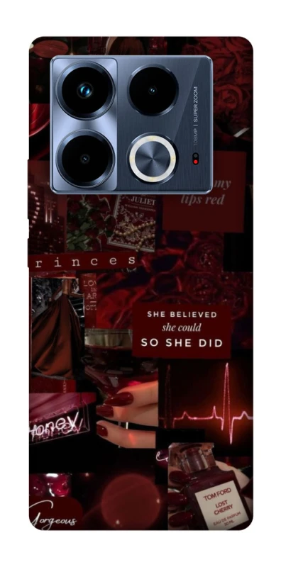 Чохол на Infinix Note 40 4G Hot collage ver.2 фото 1 з 1