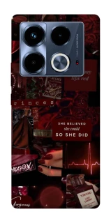 Чехол на Infinix Note 40 4G Hot collage ver.2 фото 1 из 1