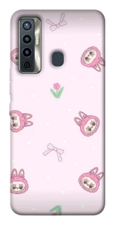 Чохол на TECNO Camon 17 Labubu Flower фото 1 з 1