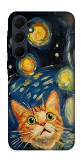 Чехол на Samsung Galaxy A55 paint cat фото 1 из 1