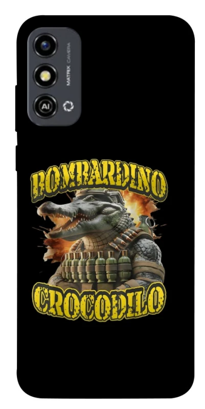 Чохол на ZTE Blade A53 Bombardino Crocodilo фото 1 з 1