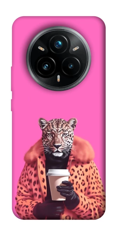 Чохол на Realme 14 Pro Леопард з кавою фото 1 з 1