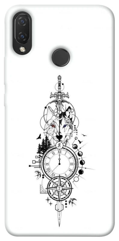 Чехол на Huawei P Smart+ (nova 3i) Tattoo ver.8 фото 1 из 1