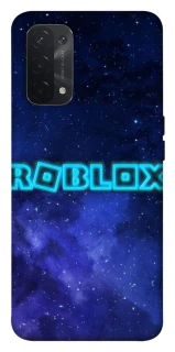 Чохол на Oppo A54 5G / A74 5G Roblox Space Logo Blue фото 1 з 1