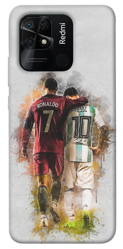 Чохол на Xiaomi Redmi 10C Ronaldo та Messi фото 1 з 1