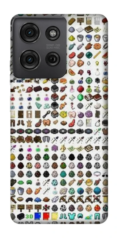 Чохол на Motorola Moto G75 Minecraft v2 фото 1 з 1