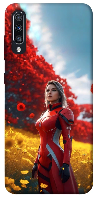 Чохол на Samsung Galaxy A70 (A705F) Cyber space girl ver.5 фото 1 з 1