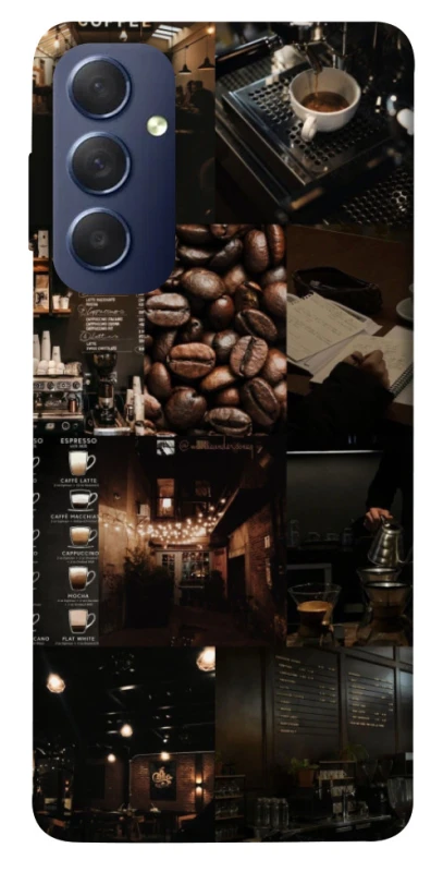 Чехол на Samsung Galaxy M54 5G Coffee collage ver.1 фото 1 из 1