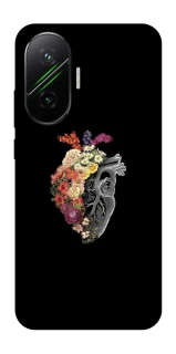 Чехол на Xiaomi Poco F7 Heart with flowers фото 1 из 1