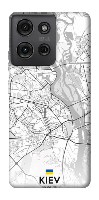 Чохол на Motorola Moto G75 Kiev white map фото 1 з 1