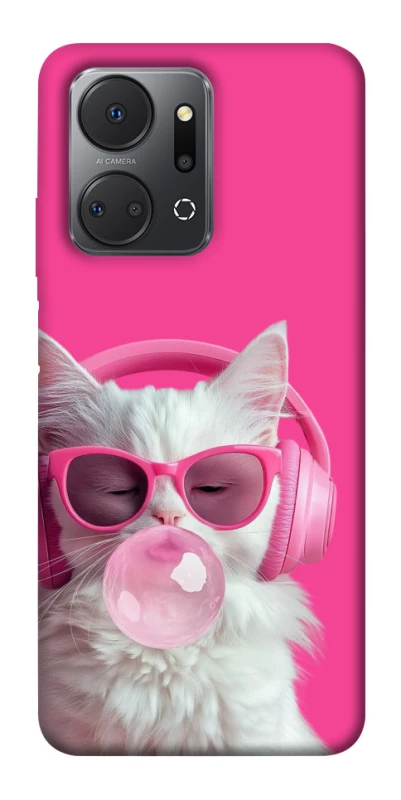 Чехол на Huawei Honor X7a Pink kitty фото 1 из 1