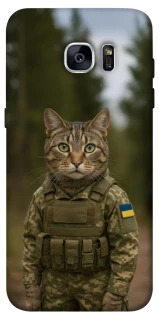 Чехол на Samsung G935F Galaxy S7 Edge Кот защитник фото 1 из 1