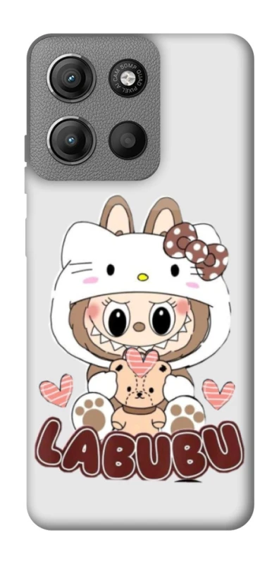 Чохол на Motorola Moto G15 Power Hello Kitty Labubu фото 1 з 1