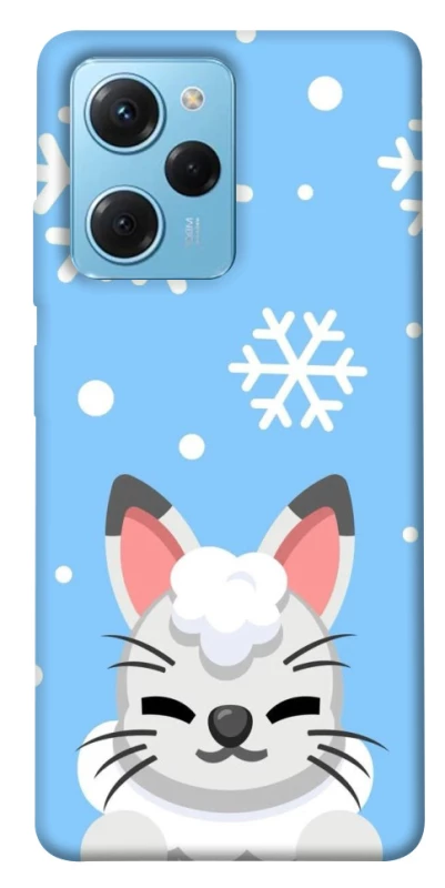Чохол на Xiaomi Poco X5 Pro 5G Adopt Me Snow Kitty Smile фото 1 з 1