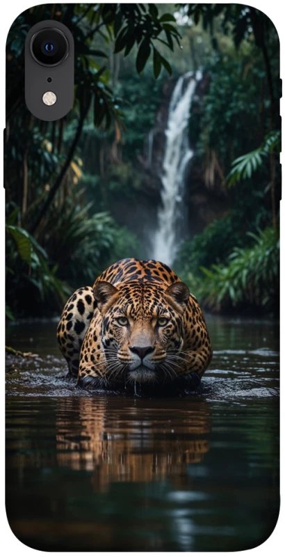 Чохол на Apple iPhone XR (6.1") Leopard in water фото 1 з 1
