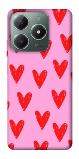Чехол на Realme C61 Red hearts 2 фото 1 из 1