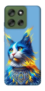 Чохол на Motorola Moto G56 5G Кіт патріот фото 1 з 1