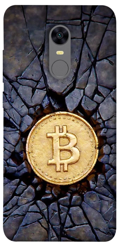 Чехол на Xiaomi Redmi 5 Plus / Redmi Note 5 (Single Camera) Bitcoin cracks фото 1 из 1
