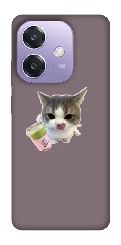 Чехол на Oppo A3X cat matcha фото 1 из 1