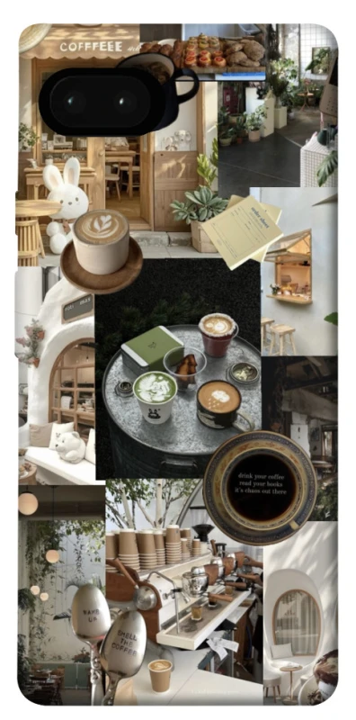 Чехол на Google Pixel 7a Coffee collage ver.4 фото 1 из 1