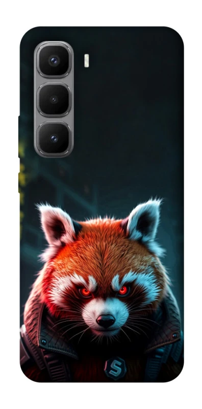 Чехол на Infinix Hot 60 Pro+ Cyber Red Panda фото 1 из 1