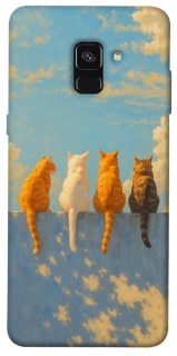 Чохол на Samsung A530 Galaxy A8 (2018) cats on wall фото 1 з 1