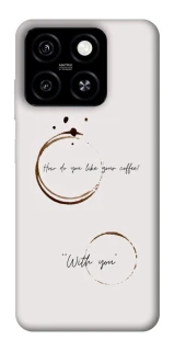 Чехол на ZTE Blade A55 4G Coffee with you фото 1 из 1