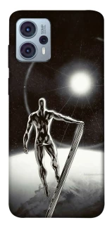 Чехол на Motorola Moto G23 Серебряный сёрфер фото 1 из 1