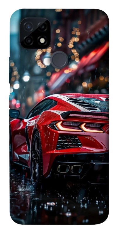 Чохол на Realme C12 Red sports car фото 1 з 1