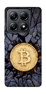 Чохол на Xiaomi 14T Pro Bitcoin cracks фото 1 з 1