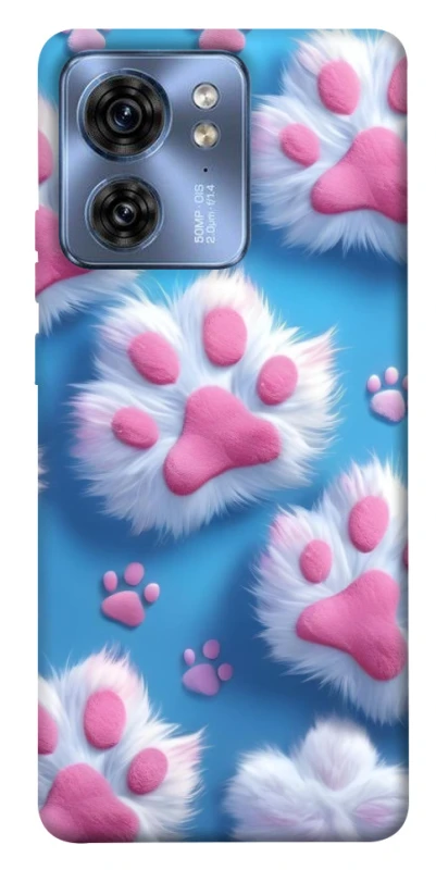 Чохол на Motorola Edge 40 Cat paw фото 1 з 1