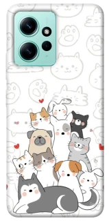 Чохол на Xiaomi Redmi Note 12 4G Funny Pets фото 1 з 1