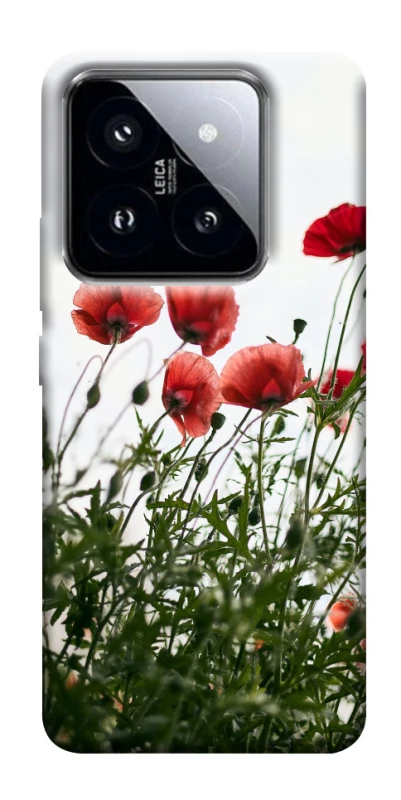 Чохол на Xiaomi 14 Pro Поле маків фото 1 з 1
