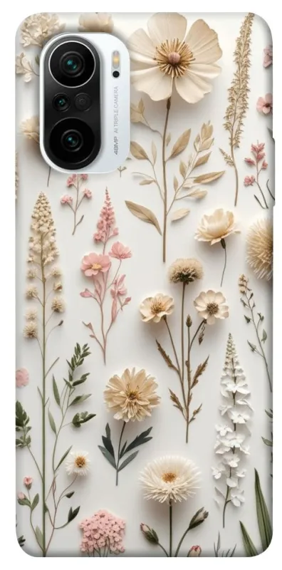 Чехол на Xiaomi Redmi K40 / K40 Pro / K40 Pro+ / Poco F3 Floral design ver.1 фото 1 из 1