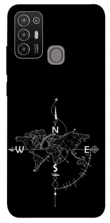 Чехол на ZTE Blade A52 Travel Map фото 1 из 1