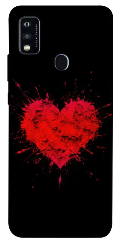 Чехол на ZTE Blade A51 Splash heart фото 1 из 1