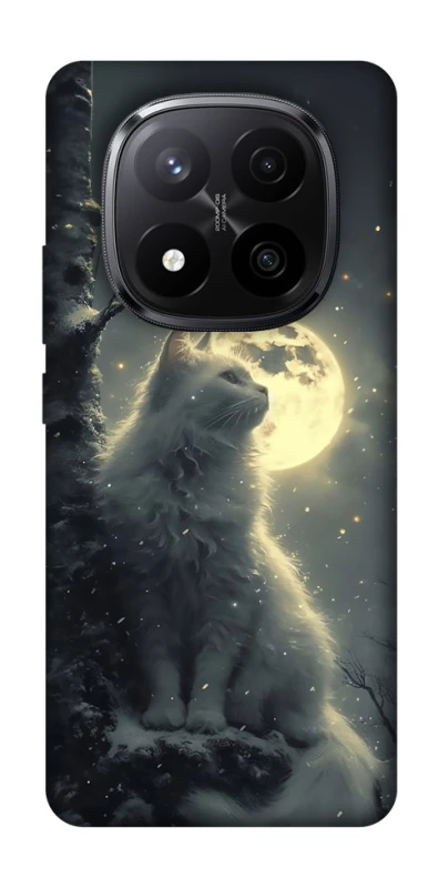 Чохол на Xiaomi Redmi Note 14 Pro+ 5G Кіт під місяцем фото 1 з 1