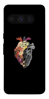 Чехол на Google Pixel 8 Pro Heart with flowers фото 1 из 1