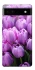 Чехол на Google Pixel 6a Фиолетовые тюльпаны фото 1 из 1