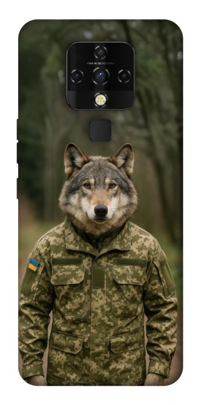 Чохол на TECNO Camon 16 SE Вовк захисник фото 1 з 1