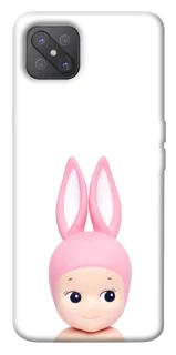 Чехол на Oppo A92s Minimal Bunny Peek фото 1 из 1