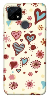 Чохол на Realme C21 Pretty hearts фото 1 з 1