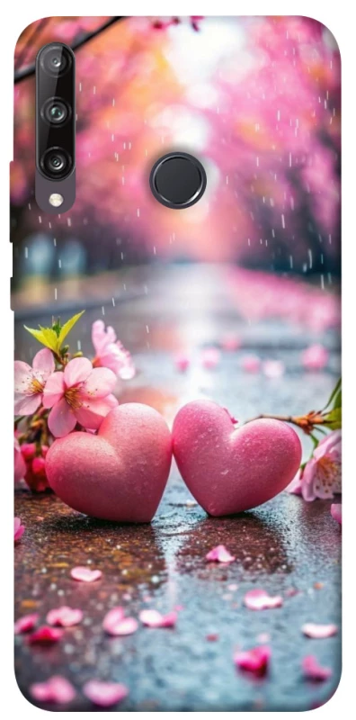 Чехол на Huawei P40 Lite E Pink heart фото 1 из 1