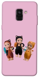 Чохол на Samsung A530 Galaxy A8 (2018) Cat Cafe Trio фото 1 з 1