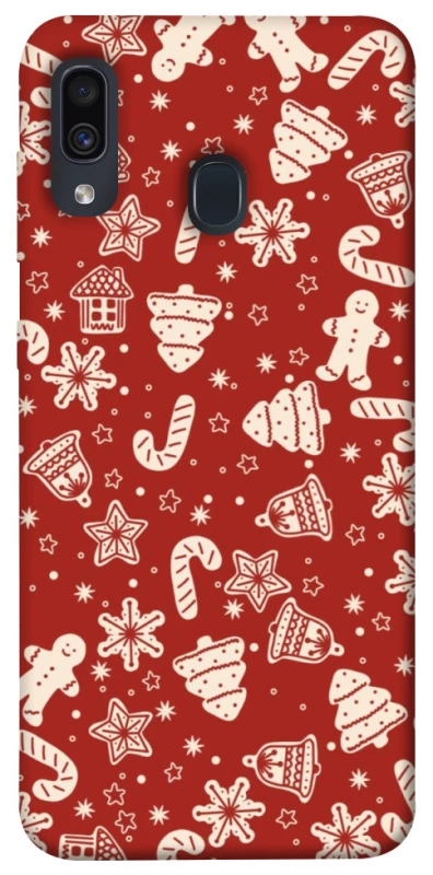 Чохол на Samsung Galaxy A20 / A30 Новорічний v3 фото 1 з 1