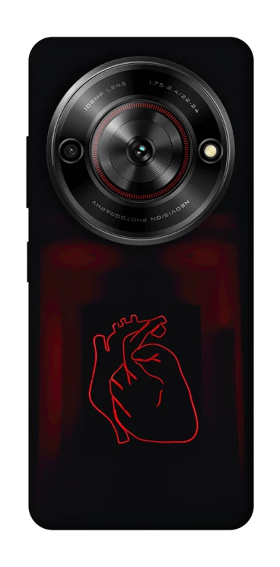 Чехол на ZTE Nubia Focus Красное сердце фото 1 из 1